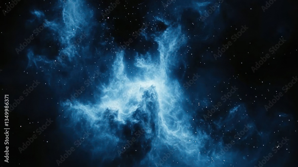 Fototapeta premium Vast, swirling nebulae in deep space