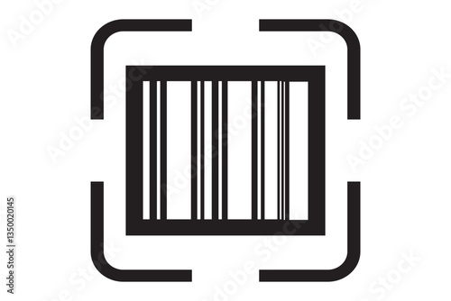 scan qr code icon scanning code sign. code scanner icon. barcode icons