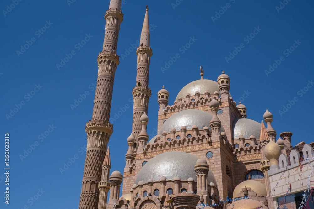 Al Mustafa Mosque in the Old Town of Sharm El Sheikh.