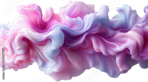 Abstract Pink Purple Swirling Fluid Paint Texture Background Digital art design