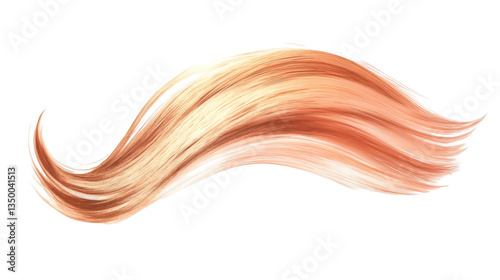 Brush Stroke PNG file transparent background – Flat brush stroke in soft rose gold with a smooth finish
