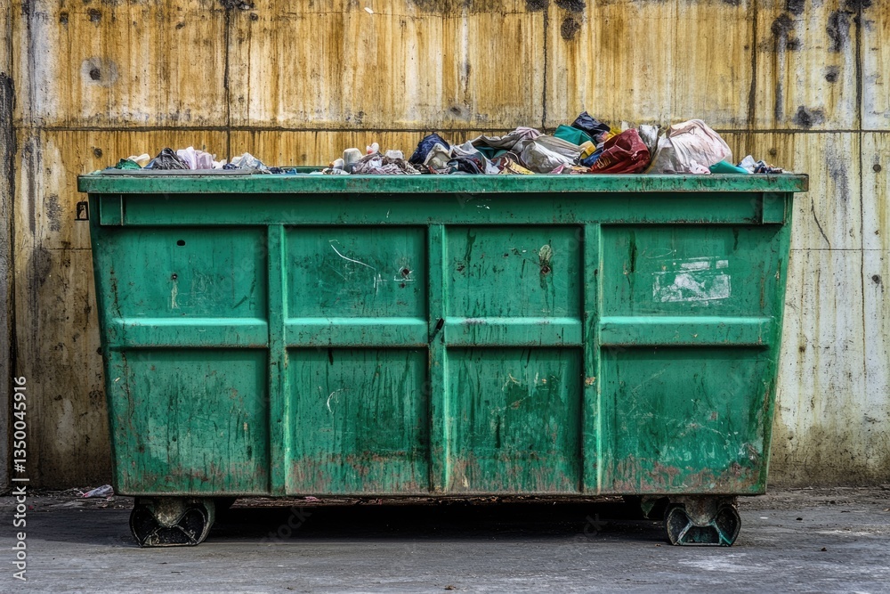 Oversized Green Container for Urban Recycling: Capturing Big, Dirty Garbage in the City Environment Oversized Green Container for Urban Recycling: Capturing Big, Dirty Garbage in the City Environment