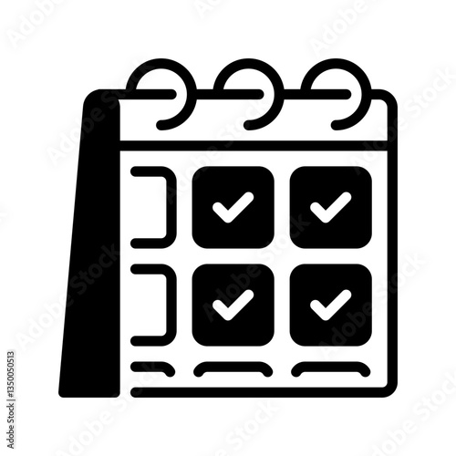 Event Calendar Line Icon, Outline Symbol for Schedule Planning, Date Management, Meeting Reminders, Corporate Events, and Task Organization. Vector Sign Icon.