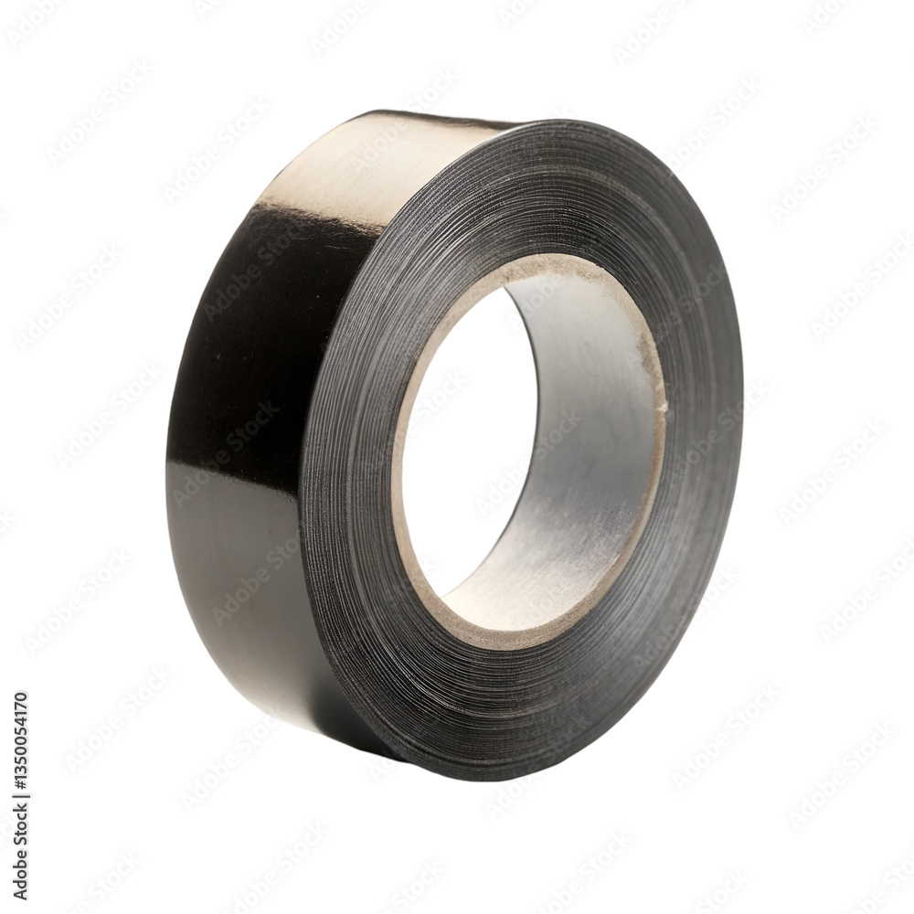 Black adhesive tape isolated on transparent background
Black adhesive tape isolated on transparent background