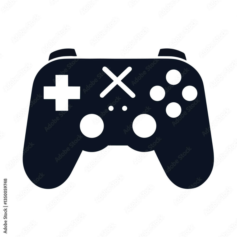 A high-quality vector illustration of a gaming controller, featuring ergonomic design, buttons, joysticks, and triggers. Perfect for gaming-related designs, esports branding, tech illustrations. A high-quality vector illustration of a gaming controller, featuring ergonomic design, buttons, joysticks, and triggers. Perfect for gaming-related designs, esports branding, tech illustrations.