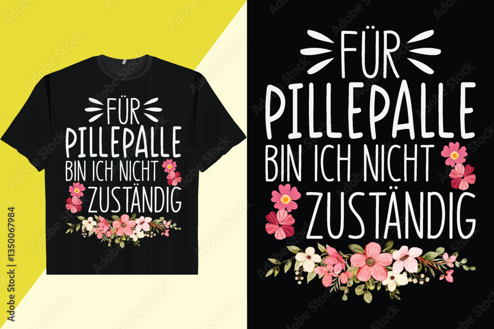 T-Shirt for Pillepalle bin ich nicht responsible - Sarcasm Argument