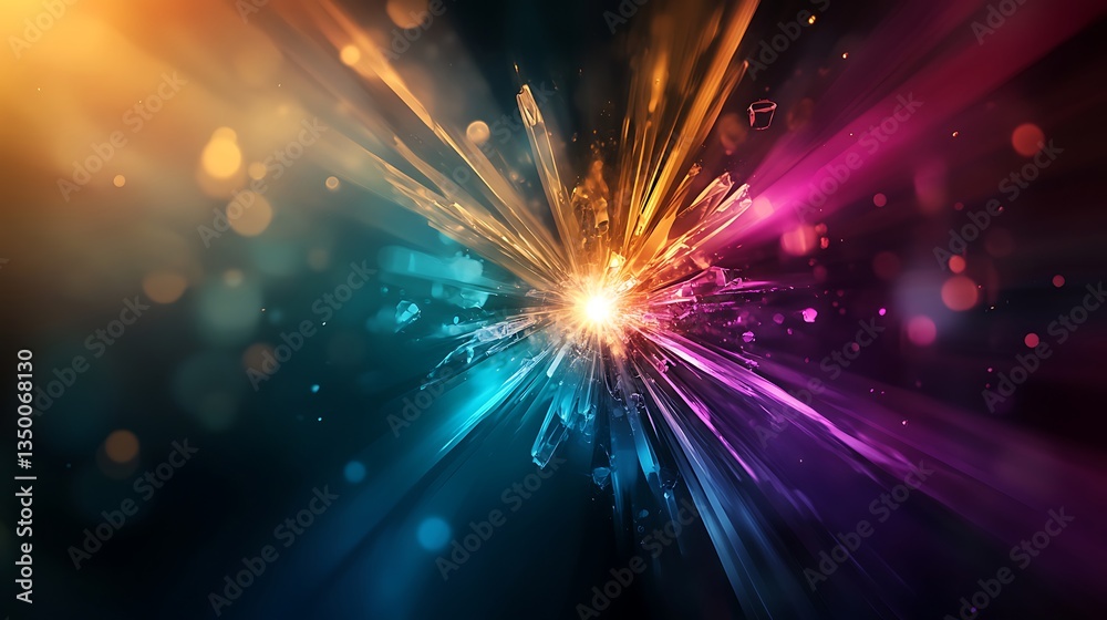 Obraz premium abstract background with stars