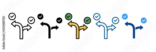 Contingency Plan  Icon Set Multiple Style Collection