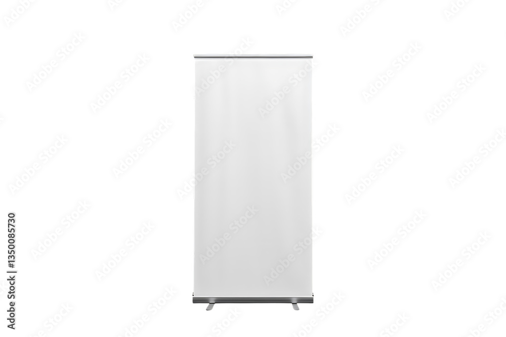 High-Quality Portable Retractable Banner Stand for Trade Shows isolated on transparent background , cutout High-Quality Portable Retractable Banner Stand for Trade Shows isolated on transparent background , cutout