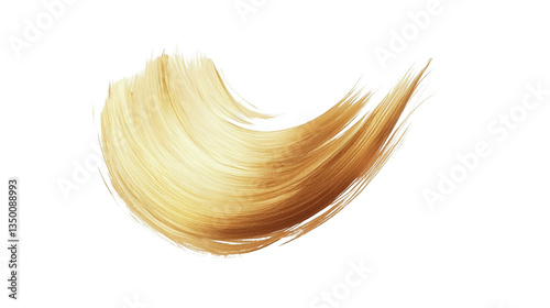 Brush Stroke PNG file transparent background – Flat brush stroke with rich metallic gold shine
