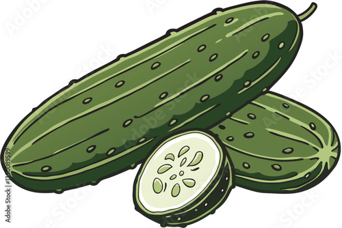 30 Photorealistic pickles, bright green gherkins, detailed bumpy texture, white background, food photography, high resolution, crisp details, fresh vegetables, culinary ingredients, close-up shot, glo