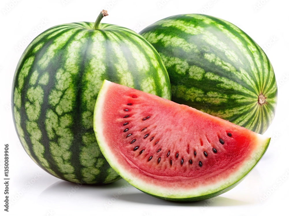 watermelon on a white background watermelon on a white background