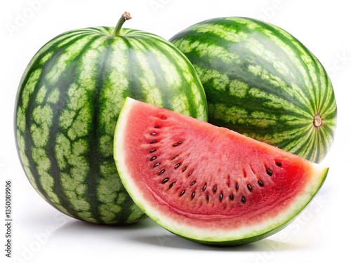 watermelon on a white background