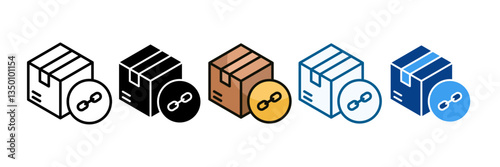 Supply Chain Resilience  Icon Set Multiple Style Collection