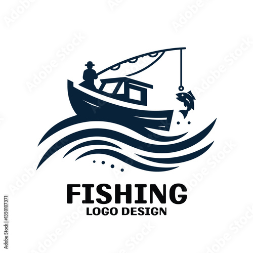 Fishing Vector Logo Design