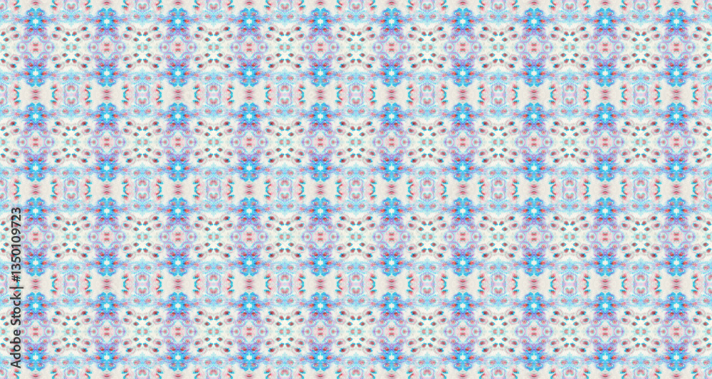 Blue Seamless Spot. Wet Geometric Tye Dye Blot. Wash Tie Dye Gru Blue Seamless Spot. Wet Geometric Tye Dye Blot. Wash Tie Dye Gru