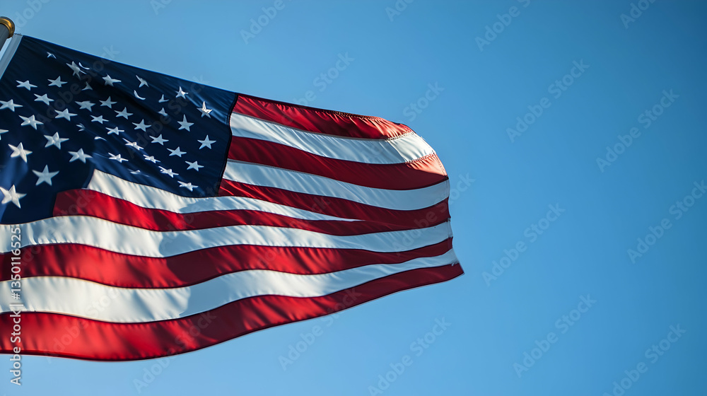 Obraz premium High-Resolution Image of the United States Flag