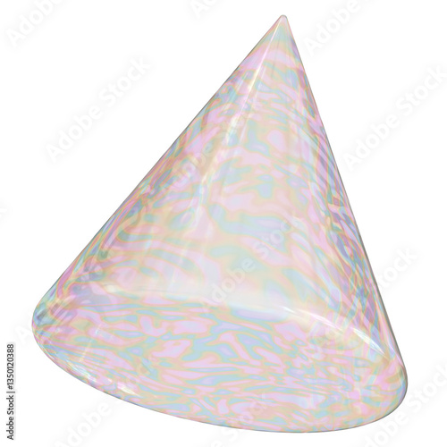 Iridescent Cone Shape