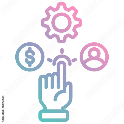 Resource Allocation Icon