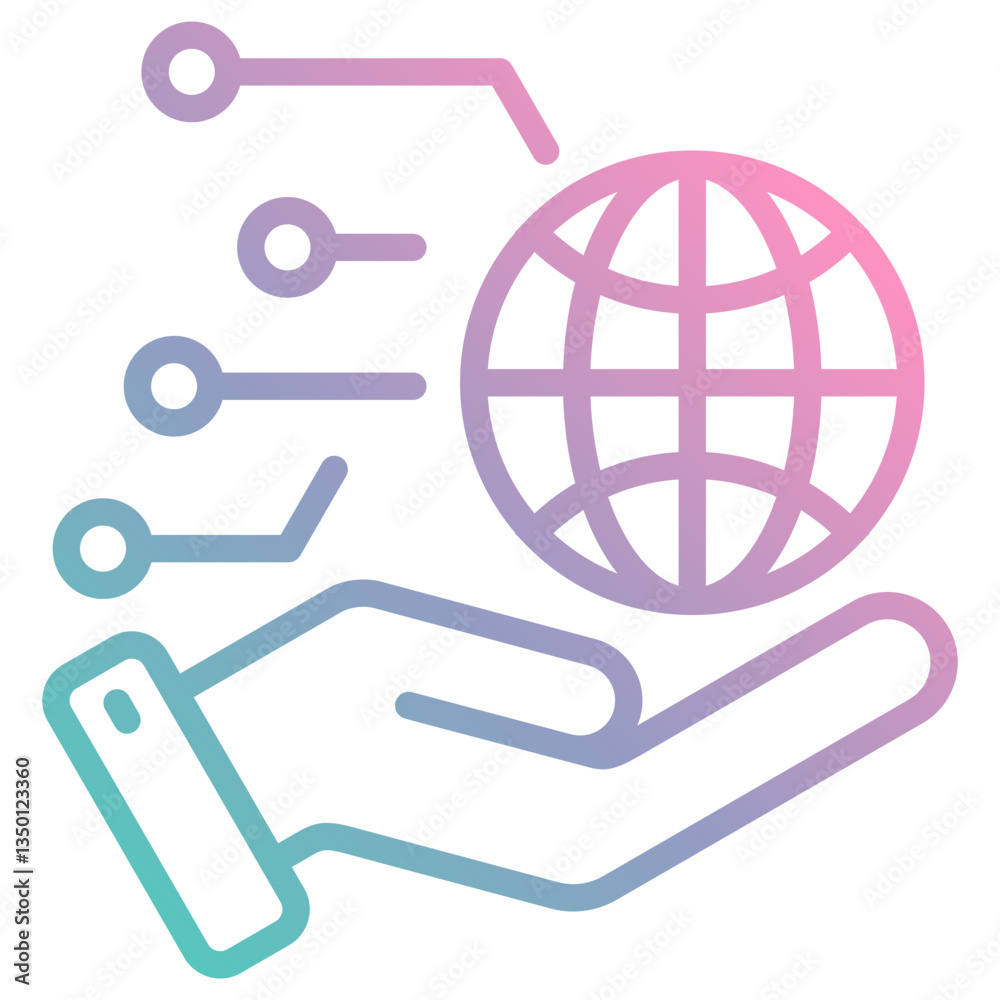 Digital Transformation Icon