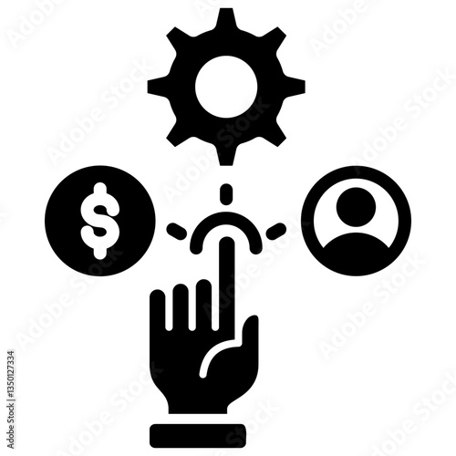 Resource Allocation Icon