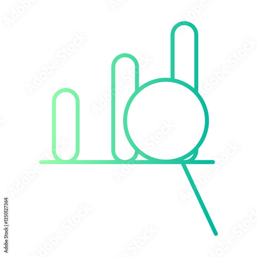 analytic gradient icon