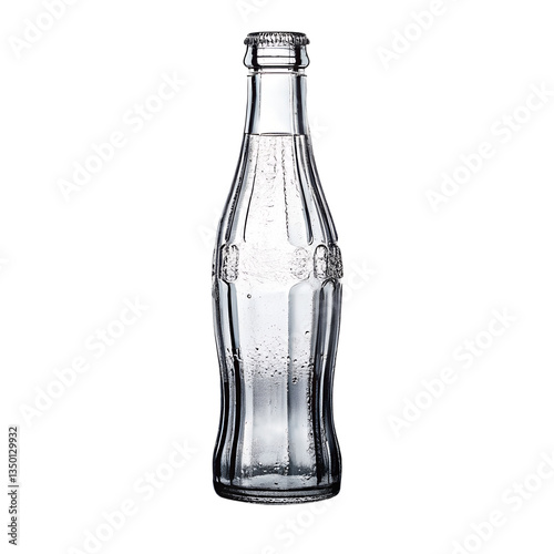 Wallpaper Mural Glass Bottle with Water on Transparent Background Torontodigital.ca