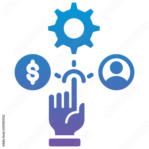 Resource Allocation Icon