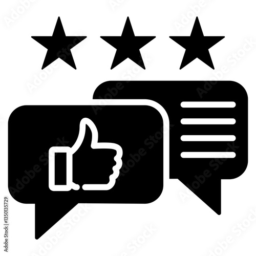 Feedback Glyph Icon