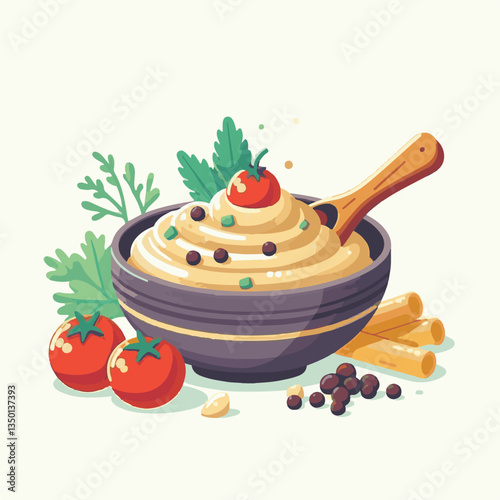 food, eggplant, cuisine, arabic, traditional, appetizer, vegetarian, dip, hummus, babaganoush, turkish, lebanese, vegetable, mediterranean, ganoush, parsley, healthy, snack, arabian, greek, baba, back
