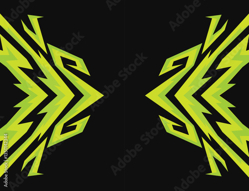Abstract background with colorful geometric triangle and stripe pattern