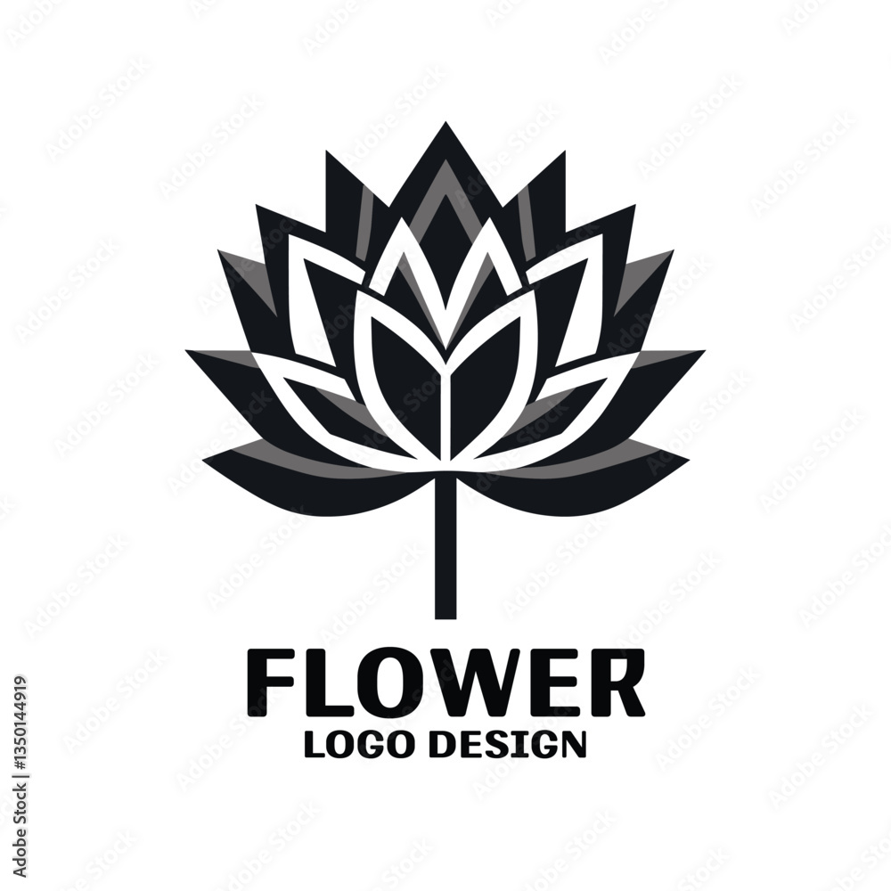 Flower Vector Logo Design