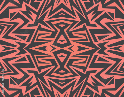Abstract background with colorful geometric triangle and stripe pattern