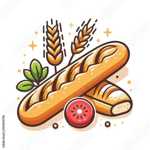 baguette, food, bread, bakery, breakfast, french, bun, meal, fresh, pastry, loaf, wheat, healthy, crust, tasty, nutrition, brown, isolated, flour, bake, organic, background, traditional, delicious, ce