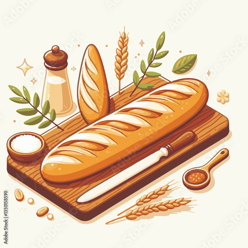 baguette, food, bread, bakery, breakfast, french, bun, meal, fresh, pastry, loaf, wheat, healthy, crust, tasty, nutrition, brown, isolated, flour, bake, organic, background, traditional, delicious, ce