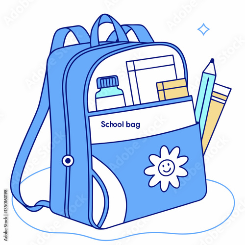 A backpack—also called knapsack, schoolbag, rucksack, pack, booksack, bookbag, haversack, packsack, or backsack—is, in its simplest frameless form, a fabric ...