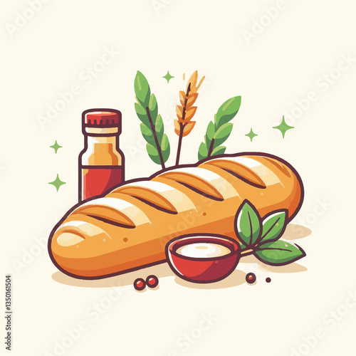 baguette, food, bread, bakery, breakfast, french, bun, meal, fresh, pastry, loaf, wheat, healthy, crust, tasty, nutrition, brown, isolated, flour, bake, organic, background, traditional, delicious, ce