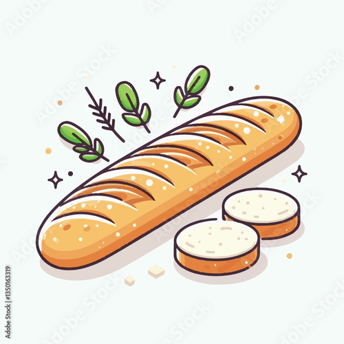 baguette, food, bread, bakery, breakfast, french, bun, meal, fresh, pastry, loaf, wheat, healthy, crust, tasty, nutrition, brown, isolated, flour, bake, organic, background, traditional, delicious, ce