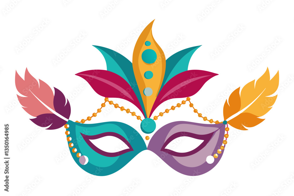 Feathered Masks with Jewels for a Touch of Glamour Feathered Masks with Jewels for a Touch of Glamour