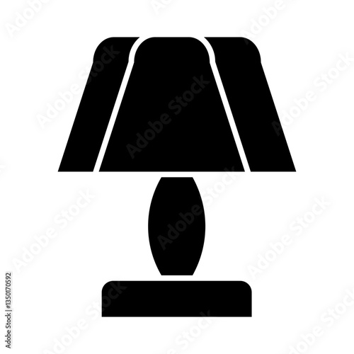 table lamp glyph icon