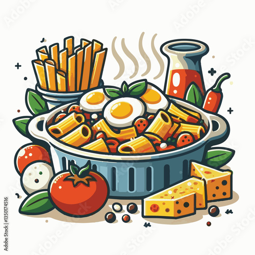 italian, food, sauce, pasta, cheese, dish, cuisine, ziti, tomato, plate, baked, meal, casserole, lunch, homemade, mozzarella, restaurant, basil, marinara, kitchen, dinner, parmesan, cooked, culture, t