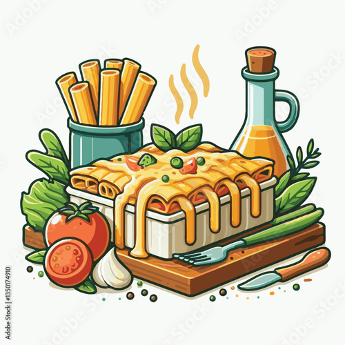 italian, food, sauce, pasta, cheese, dish, cuisine, ziti, tomato, plate, baked, meal, casserole, lunch, homemade, mozzarella, restaurant, basil, marinara, kitchen, dinner, parmesan, cooked, culture, t