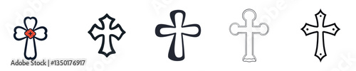 Cross Symbol Art Minimal Design Spiritual Faith