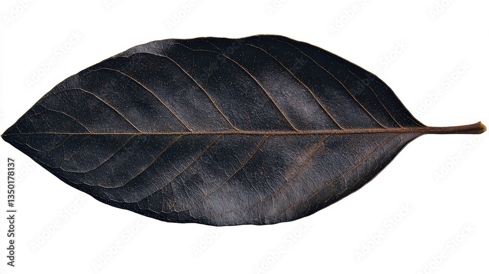 A close-up image of a large, dark green leaf, showcasing its intricate vein patterns and smooth surface. A close-up image of a large, dark green leaf, showcasing its intricate vein patterns and smooth surface.