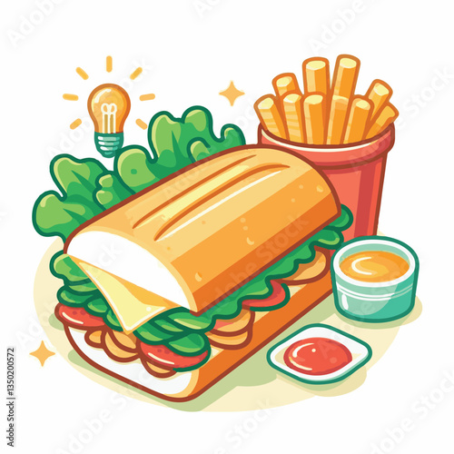 bread, baguette, meal, meat, fresh, food, background, cucumber, carrot, lunch, cuisine, coriander, sandwich, asian, traditional, vietnamese, pork, vietnam, sliced, closeup, cilantro, vegetable, street