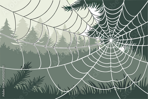 19 Intricate spider web, dew drops, morning light, bokeh, macro photography, pine needles background, ethereal, delicate, nature close-up, misty atmosphere, high detail, soft focus, organic patterns, 