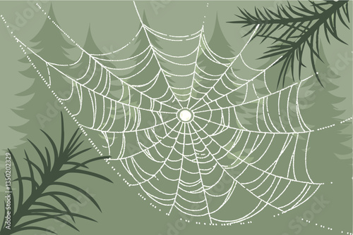 19 Intricate spider web, dew drops, morning light, bokeh, macro photography, pine needles background, ethereal, delicate, nature close-up, misty atmosphere, high detail, soft focus, organic patterns, 