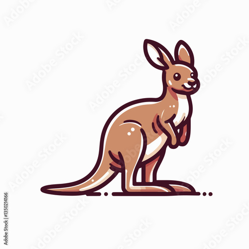kangaroo vector illustration