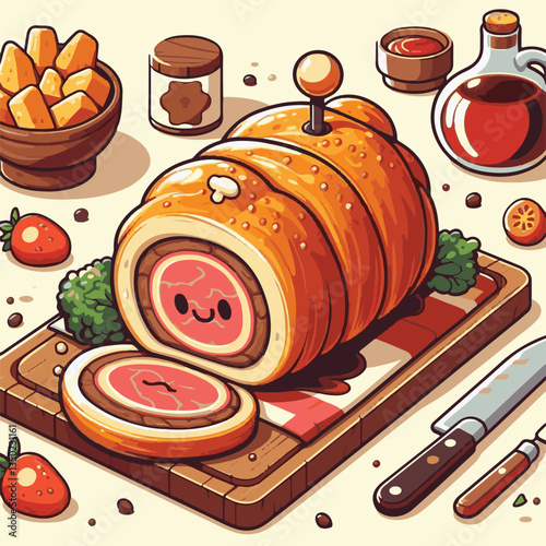 meat, food, traditional, slice, dinner, pastry, meal, beef, cooking, red, lunch, holiday, wellington, sauce, roasted, recipe, puff, cut, fillet, stuffed, steak, pie, christmas, tradition, ingredient, 