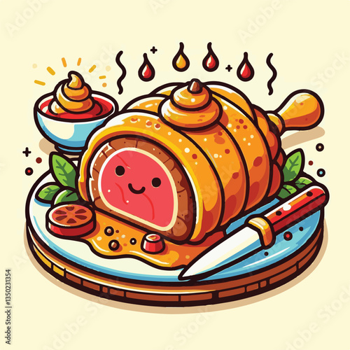 meat, food, traditional, slice, dinner, pastry, meal, beef, cooking, red, lunch, holiday, wellington, sauce, roasted, recipe, puff, cut, fillet, stuffed, steak, pie, christmas, tradition, ingredient, 